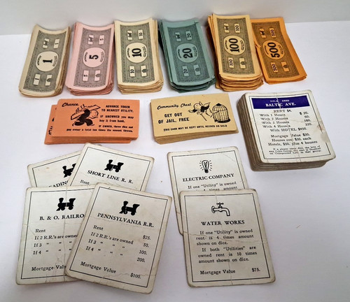 Carte epoca monopoli 1935 - d'epoca,