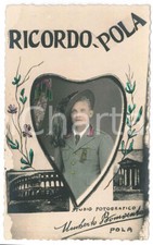 1920 ca POLA - Regio Esercito - BERSAGLIERI - Ritratto *Foto Umberto BONIVENTO