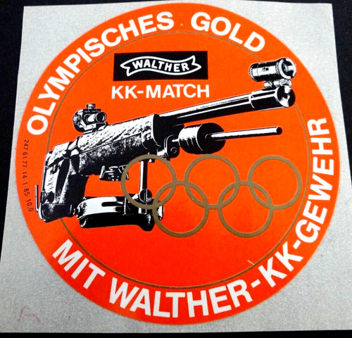 Adesivo pubblicitario walther - adesivo,