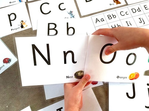 Flash card alfabeto grande