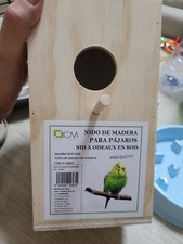 Nido legno cocorite 13x23x13 - cocorite,