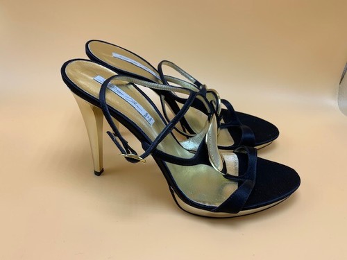 Sandali grey mer - nuovi, raso