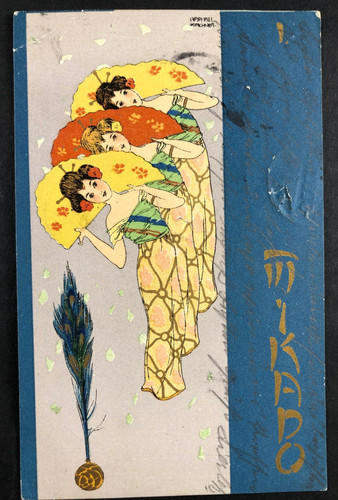 Cartolina art nouveau - art,