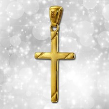 Ciondolo donna croce oro