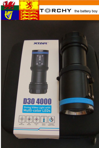 Torcia led immersione xtar - torcia,
