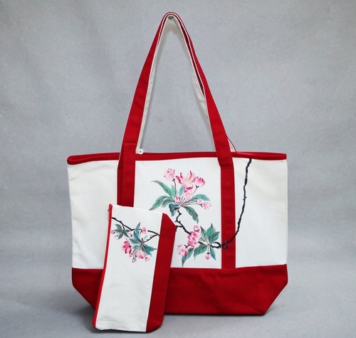 Borsa tote tela rossa - tote, in