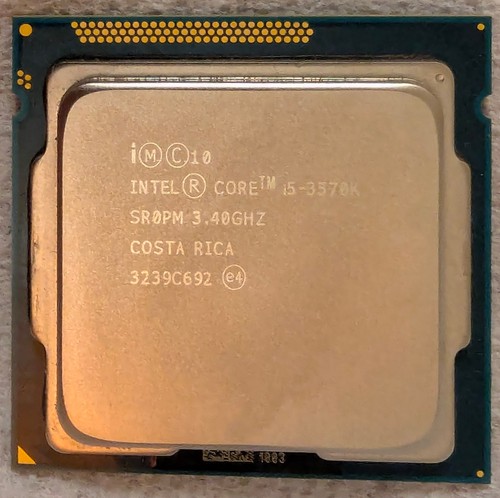 Intel core 3570k sr0pm - core, i5-3570k