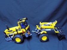 Lego technic front loader - front,