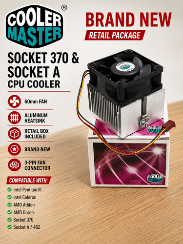 Cooler master socket 370 - cooler,
