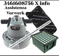 MOTORE FOLLETTO VK 130 VK 131  CERTIFICATO + FILTRO HEPA E FILTRO MOTORE