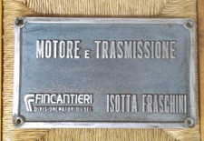 Targa locomotiva manovra - fs,