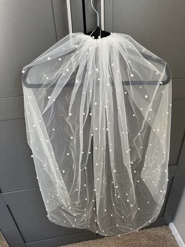 Velo tulle avorio lunghezza - in,