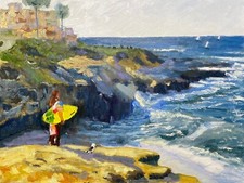 Scena La Jolla. Quadro su tela