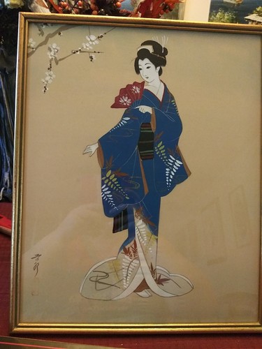 Quadro opera arte geisha - d'arte,