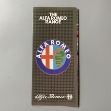 Brochure gamma Alfa Romeo 1982