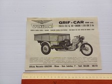 Guazzoni Grif-Car 150 motocarro depliant italiano originale