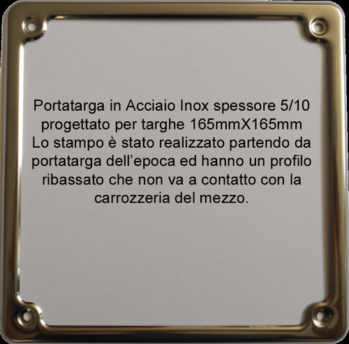 Portatarga cornice targa - portatarga/cornice,