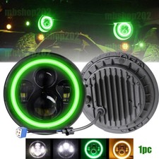 7inch Green Halo LED Headlight