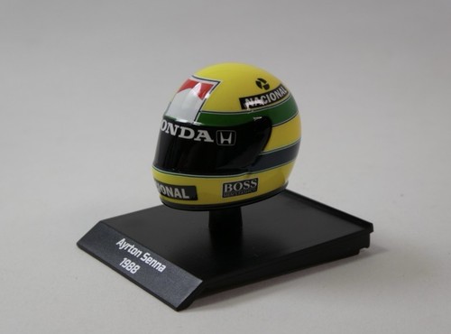 Minichamps casco ayrton - 1:10,