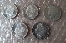  LOTTO DI 5 MONETE DA 1