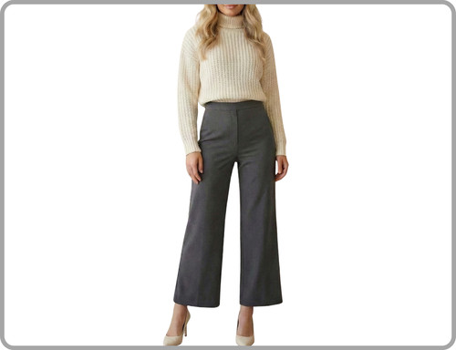 Pantaloni donna punto - da,