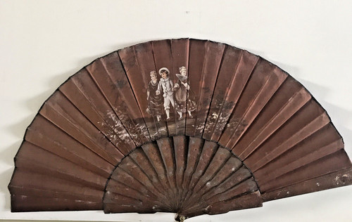 Antico ventaglio vittoriano - , in