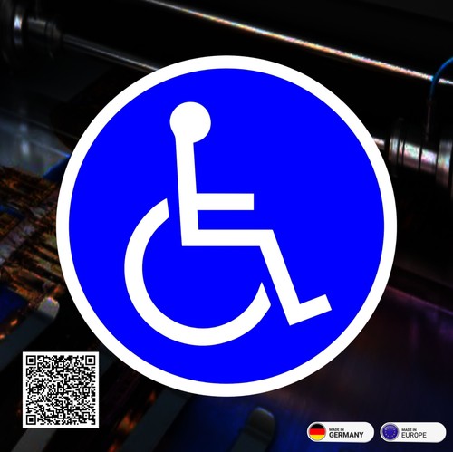 Adesivo disabili sedia - , a
