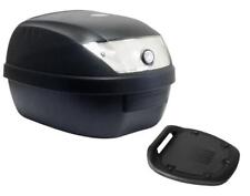 BAULETTO 28 LITRI NERO OPACO S-LINE + PIASTRA UNIVERSALE KS28N SCOOTER MOTO