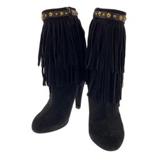 Stivali Gucci tacco frange