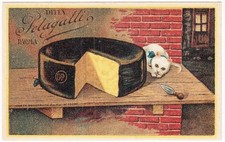 CV- CARTOLINA POSTALE - FORMAGGIO PARMIGIANO REGGIANO PELAGATTI PARMA - RVSz26