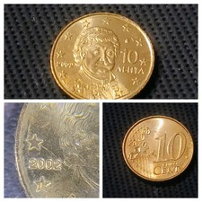 2002 euro 10 centesimi moneta