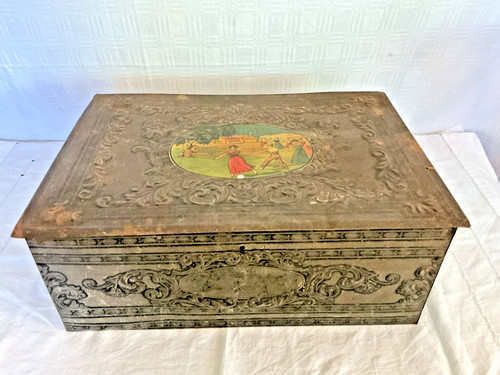 Antica grande scatola - , latta