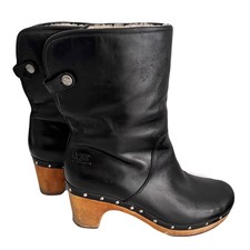Ugg Black Leather ‘Lynnea’