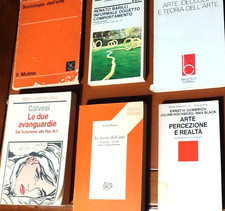 ESTETICA-CRITICA-SOCIOLOGIA DELL'ARTE  6 libri: HAUSER-GOMBRICH-BARILLI-CALVESI