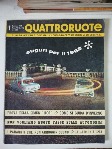 1962 quattroruote gennaio - 1962, 01