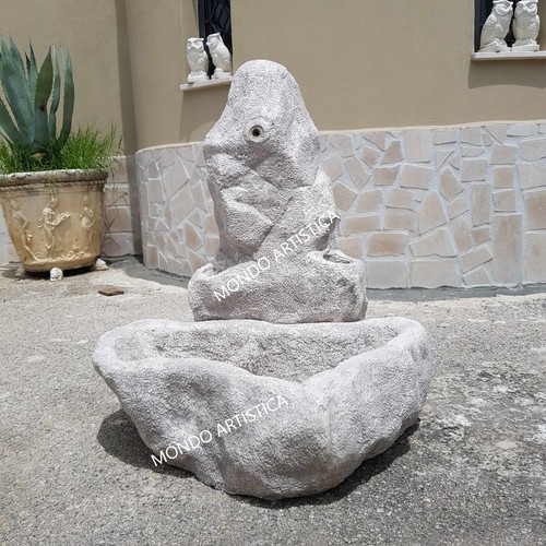 Fontana colonna con - con, vasca