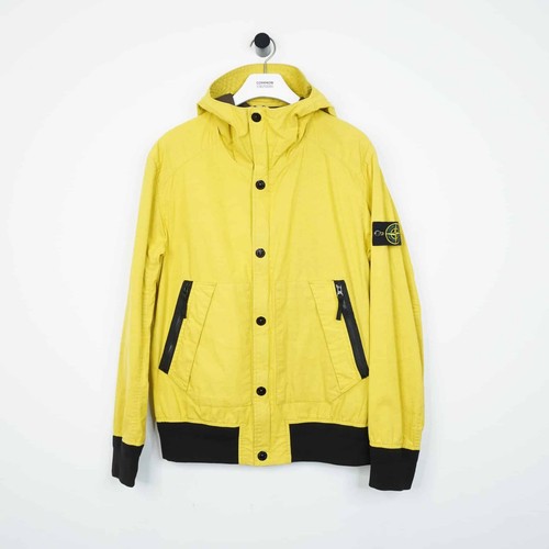 Giacca gialla stone island con - island,