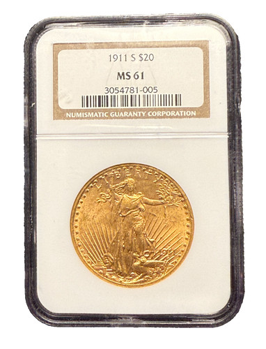 1911 oro 20 dollari - oro,