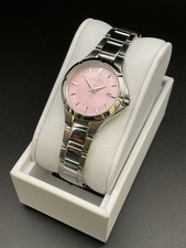 Orologio Donna Seiko Essentials Quadrante Rosa Sunray Acciaio Inox Argento SUR413