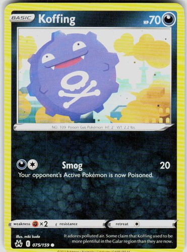 Koffing 075 159 - 075/159, crown