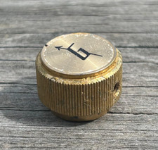 Manopola per chitarra vintage anni '60 Gretsch G Arrow oro con set di viti (05101)