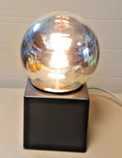 Lampe-applique Philips space moderniste à socle cubique en métal laqué TBE