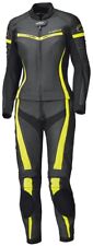 Tuta In Pelle Da Moto Da Donna 42 - Held Spire Racing 2 Pezzi Nero-Giallo Fluo