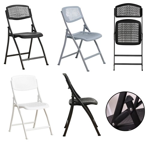 Sedia plastica pieghevole - in,