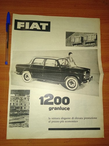 Pubblicità fiat 1200 - pubblicità.,