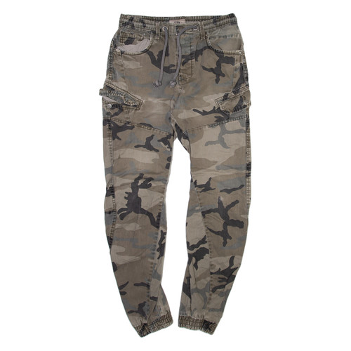 Pantaloni cargo camo - cargo, grigi