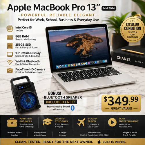 Apple macbook pro metà - apple, 13"