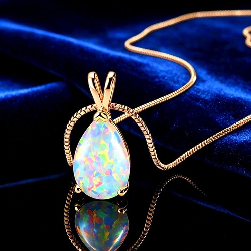 Collana con ciondolo opale - ciondolo,