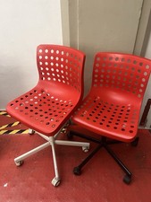 Coppia Di Sedie Ikea Con Ruote