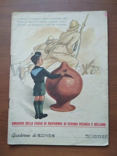 Quaderno fascio gioventù - fascio,